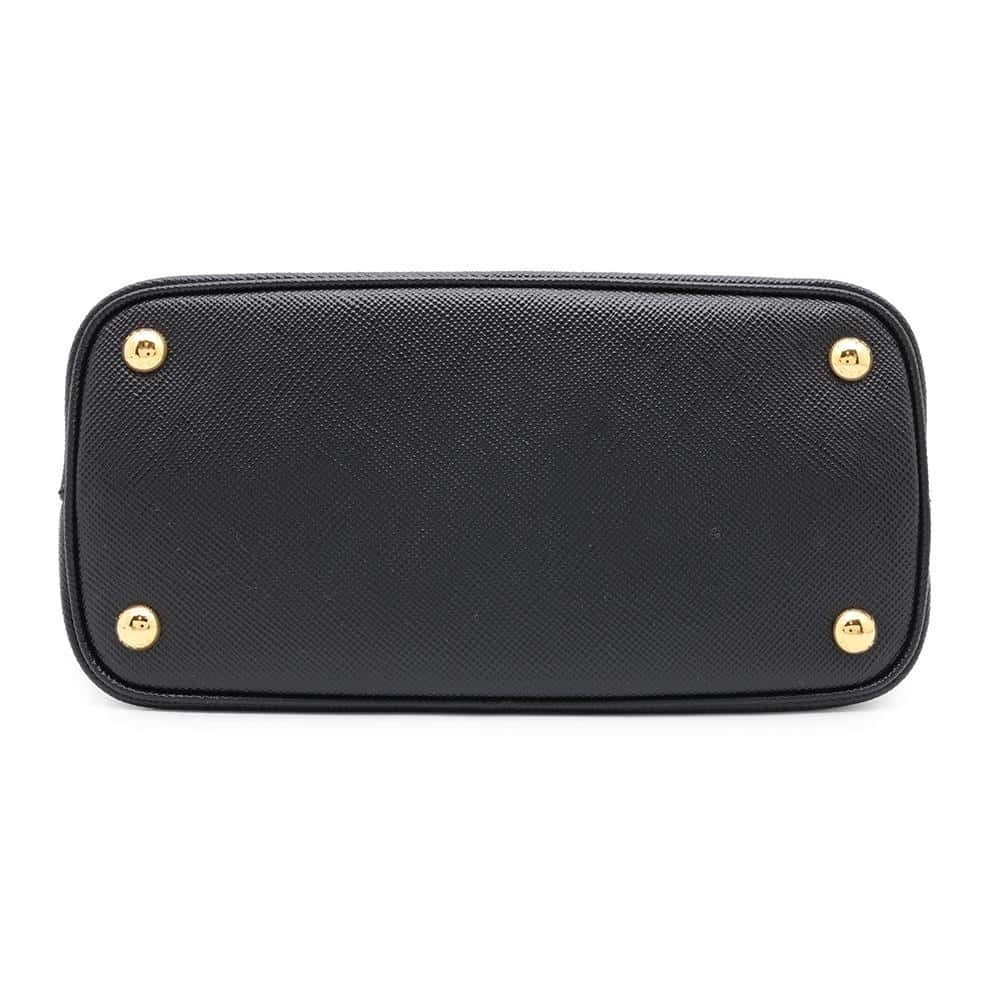 Prada handbag Double Saffiano leather black bag - Picture 3 of 12